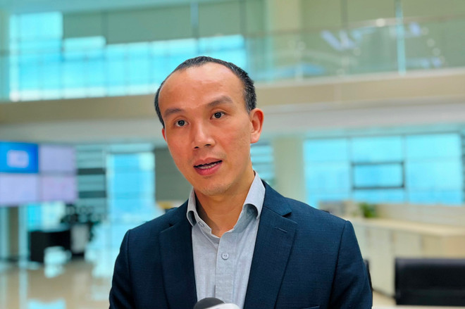Chuyên gia Hoàng Phúc Lâm - Phó Giám đốc Trung tâm Dự báo Khí tượng Thủy văn Quốc gia. (Ảnh: PV/Vietnam+) vnp-thoi-tiet-9236.jpg