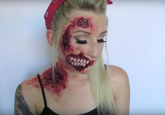 10 kiểu trang điểm ma quái “cực chất” trong đêm Halloween ảnh 2