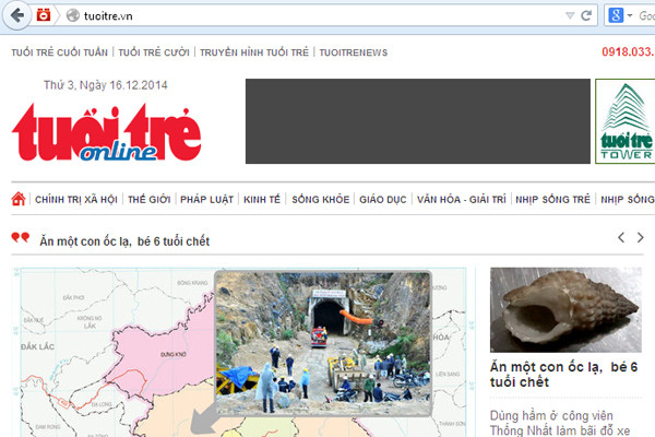 Phạt Báo Tuổi trẻ vì đăng tải một số thông tin không chính xác ảnh 1