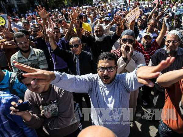 Bùng phát biểu tình tại nhiều thành phố ở Ai Cập ảnh 1
