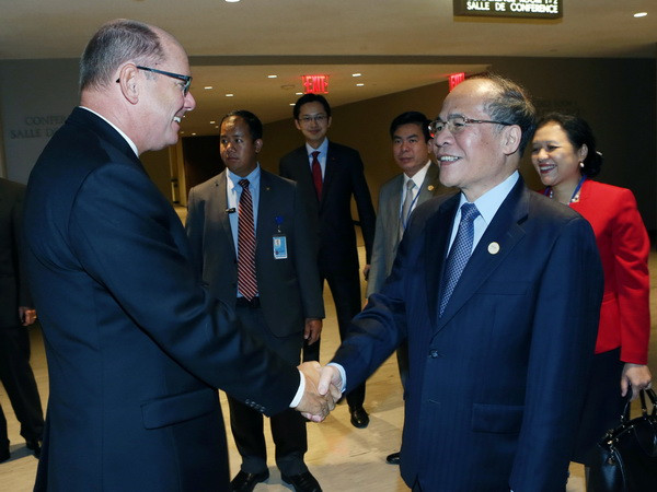 Chủ tịch Quốc hội tiếp Chủ tịch QH Thụy Điển-Chủ tịch LHQ khóa 69 ảnh 1