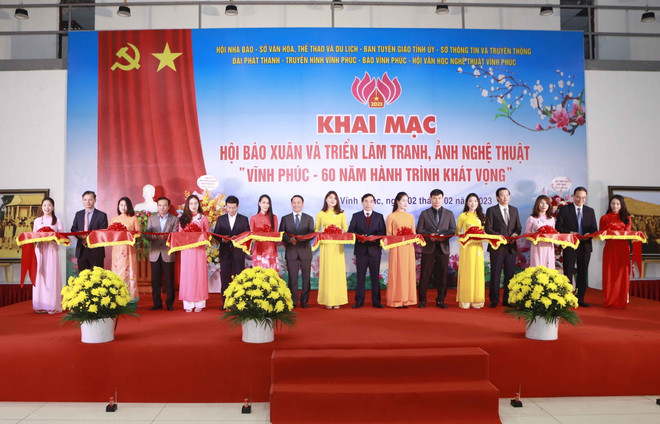 Hội Báo Xuân Vĩnh Phúc: Tôn vinh văn hóa đọc, sự phát triển báo chí ảnh 1