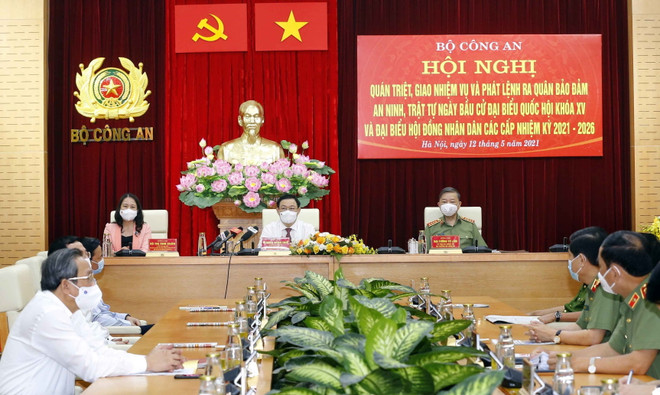 Chủ tịch QH dự phát lệnh ra quân bảo đảm an ninh, trật tự ngày bầu cử ảnh 3