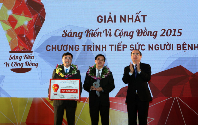 "Tiếp sức người bệnh" đạt giải Nhất Sáng kiến vì cộng đồng 2015 ảnh 1