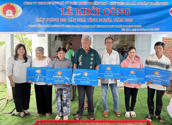 Khởi công 100 nhà tình nghĩa cho gia đình chính sách, người có công ảnh 1