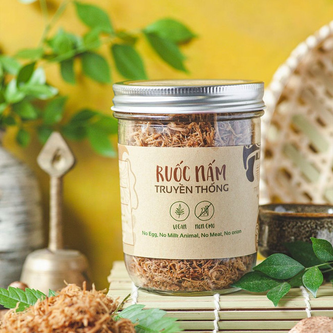 Ruốc nấm Minh Chay. (Nguồn: Facebook) Phối hợp xử lý vụ sản phẩm Pate Minh Chay không bảo đảm an toàn ảnh 1