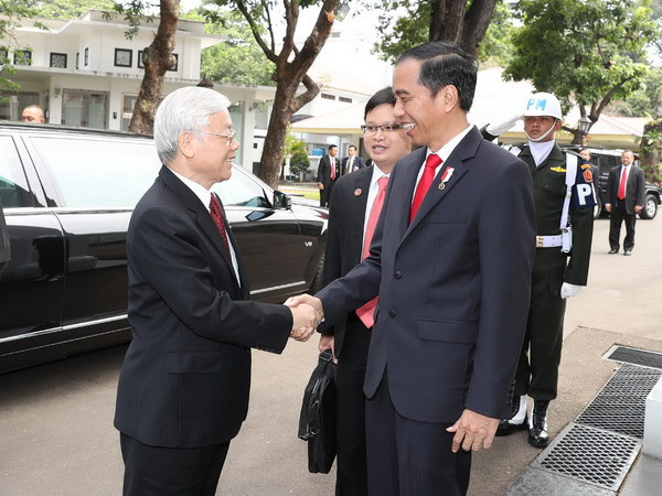 Indonesia tổ chức trọng thể lễ đón Tổng Bí thư Nguyễn Phú Trọng ảnh 1