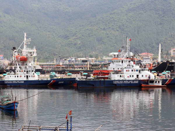 Tàu Cảnh sát biển Việt Nam sẵn sàng lên đường làm nhiệm vụ. (Ảnh: Trần Lê Lâm/TTXVN) Trao tặng Cảnh sát biển và Kiểm ngư Việt Nam 1,2 tỷ đồng ảnh 1