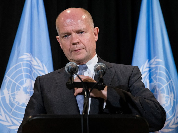 Ngoại trưởng Anh William Hague. (Nguồn: AFP/TTXVN) Anh nâng cấp quy chế ngoại giao của phe đối lập Syria ảnh 1