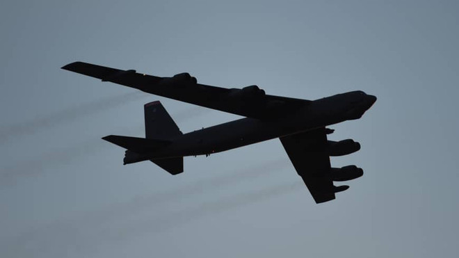Máy bay ném bom B-52 của Mỹ. (Nguồn: japantimes.co.jp) Mỹ điều 2 máy bay ném bom B-52 qua biển Nhật Bản đáp trả Triều Tiên? ảnh 1