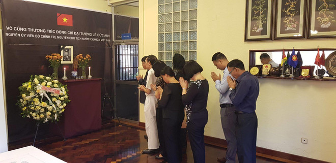 Trang trọng Lễ viếng Chủ tịch nước Lê Đức Anh tại Nam Phi, Mozambique ảnh 3