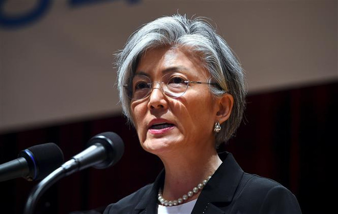 Ngoại trưởng Hàn Quốc Kang Kyung Wha. (Nguồn: AFP/TTXVN) Hàn Quốc kêu gọi Nhật hoàng xin lỗi về vấn đề 'phụ nữ mua vui' ảnh 1