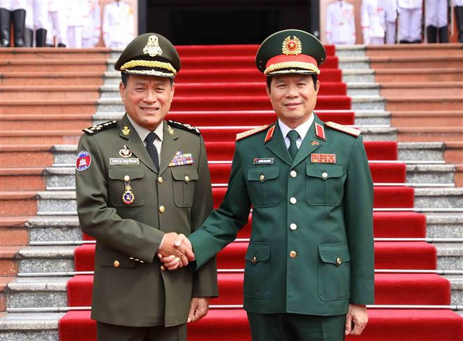 Thúc đẩy quan hệ hữu nghị, đoàn kết hai quân đội Việt Nam-Campuchia ảnh 1