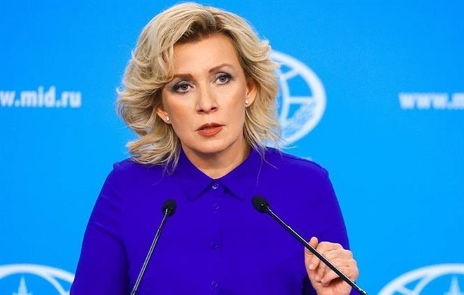 Người phát ngôn Bộ Ngoại giao Nga Maria Zakharova. (Ảnh: TASS/TTXVN) Nga triệu Đại sứ Mỹ, Anh và Canada phản đối hành động can thiệp nội bộ ảnh 1