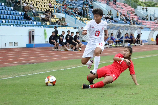 SEA Games 31: Myanmar giành 3 điểm trước Singapore để vào bán kết ảnh 1