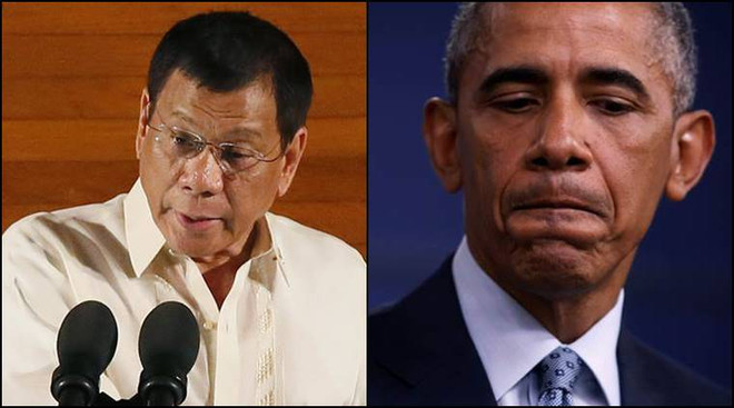 Tổng thống Philippines lại có phát biểu khó nghe nhằm vào ông Obama ảnh 1