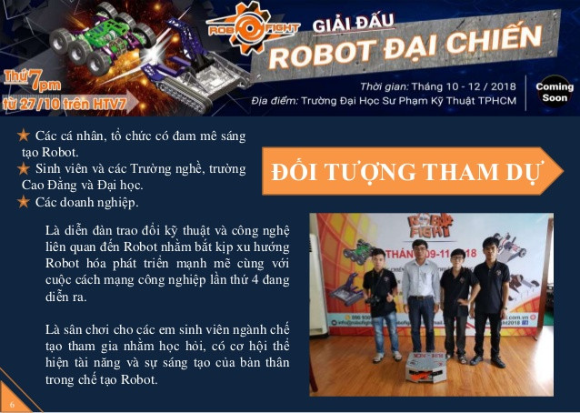 Lần đầu tiên ra mắt sân chơi robot kết nối doanh nghiệp với sinh viên ảnh 1