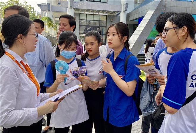 (Ảnh: Mai Trang/TTXVN) Đào tạo nhân lực trình độ quốc tế: Giáo dục đại học nỗ lực hội nhập ảnh 1