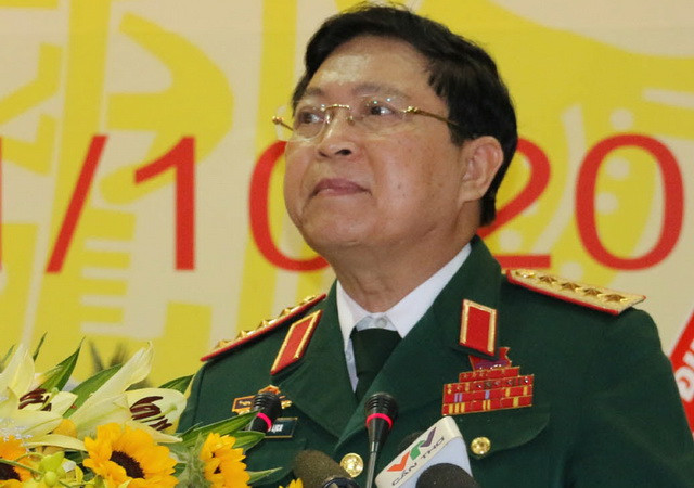 Đại tướng Ngô Xuân Lịch thăm, chúc mừng Trường Sĩ quan Chính trị ảnh 1