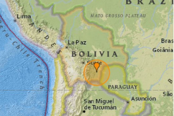 Bolivia rung chuyển vì trận động đất mạnh 6,8 độ Richter ảnh 1