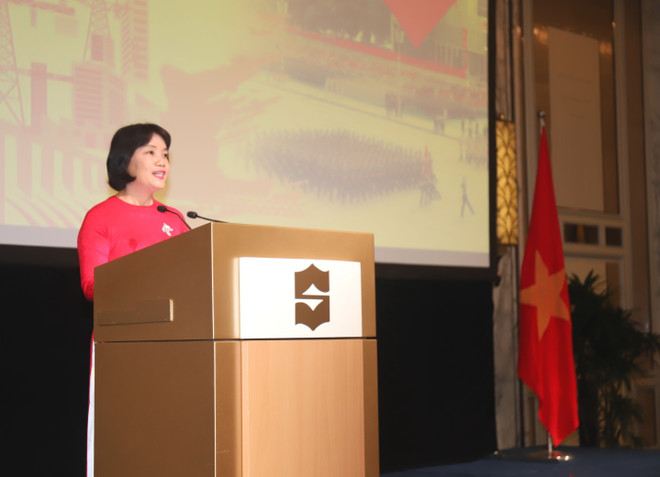 Kỷ niệm 75 năm ngày thành lập Quân đội Nhân dân Việt Nam tại Singapore ảnh 1