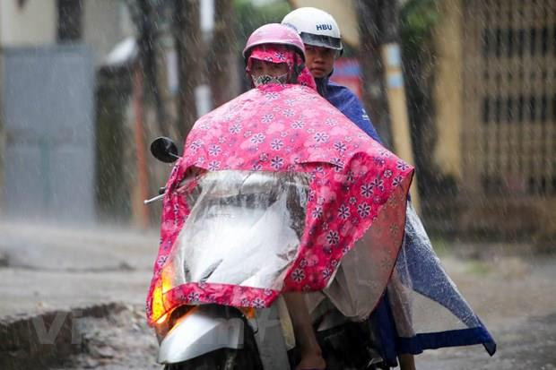 Mưa dông sẽ tiếp diễn tại Nghệ An, Hà Tĩnh. (Ảnh: Minh Sơn/Vietnam+) Trung Bộ mưa to, đề phòng lũ quét, sạt lở đất ở Nghệ An, Hà Tĩnh ảnh 1