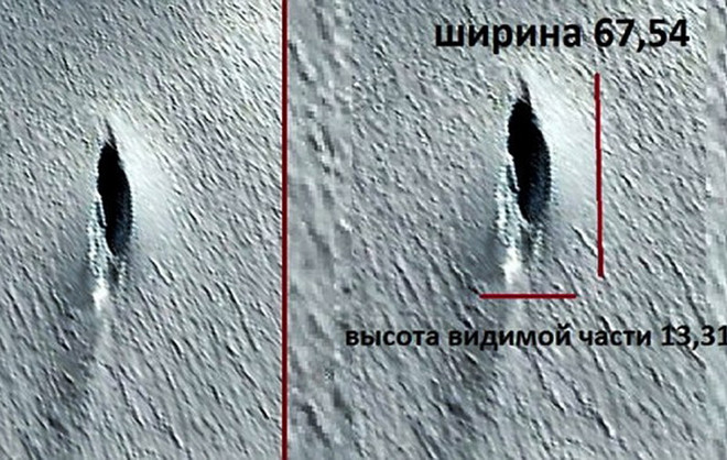 Bức ảnh phát hiện UFO ở Nam Cực gây "sốt" trên mạng xã hội ảnh 1