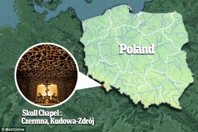 Nhà thờ cổ kính ở Ba Lan xây dựng bằng xương người ảnh 5