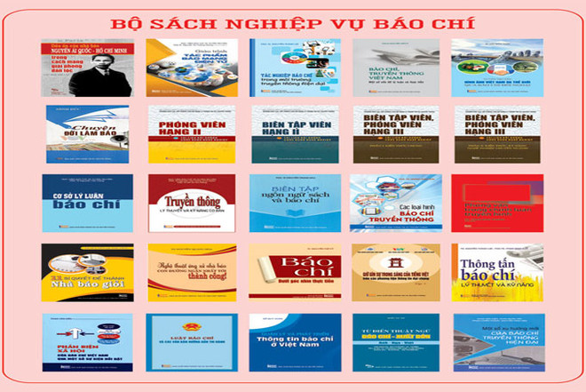 Bộ sách về nghiệp vụ báo chí gồm 26 đầu sách Ra mắt bộ sách nghiệp vụ báo chí nhân Ngày Báo chí Cách mạng Việt Nam ảnh 1