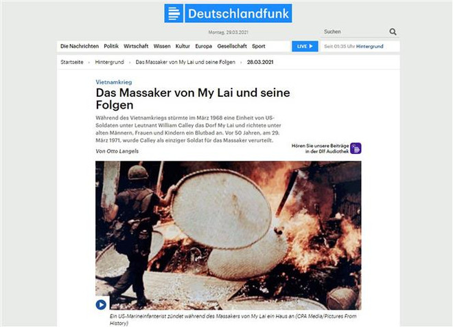 Nhà sử học Đức: Vụ thảm sát Mỹ Lai là tội ác chiến tranh khủng khiếp ảnh 1