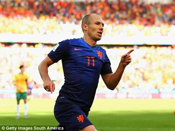 Ảnh động pha bứt tốc rồi ghi bàn từ giữa sân của Arjen Robben ảnh 1