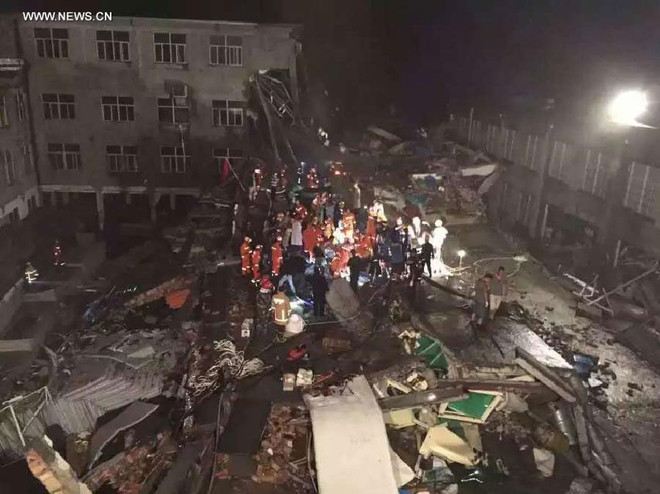 Sập nhà máy tại Trung Quốc khiến ít nhất 11 người thiệt mạng ảnh 1