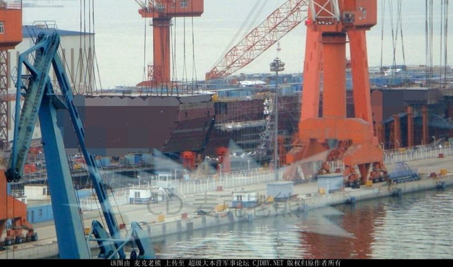 Tàu sân bay do Trung Quốc tự đóng có thể hạ thủy trong năm 2017 ảnh 1