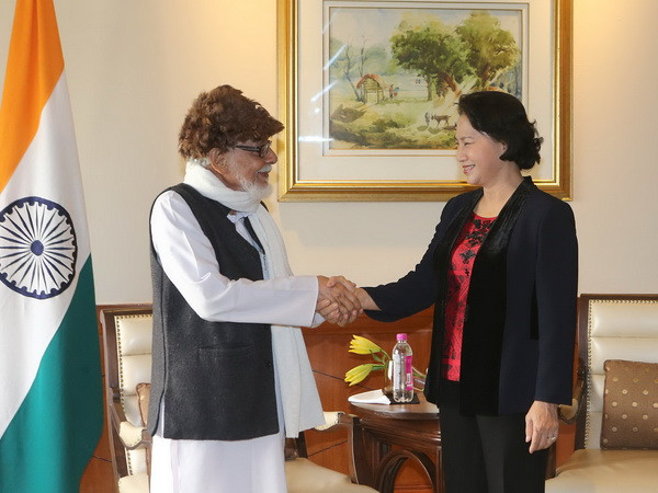 Chủ tịch Quốc hội tiếp Chủ tịch Ủy ban Đoàn kết Ấn Độ-Việt Nam ảnh 1