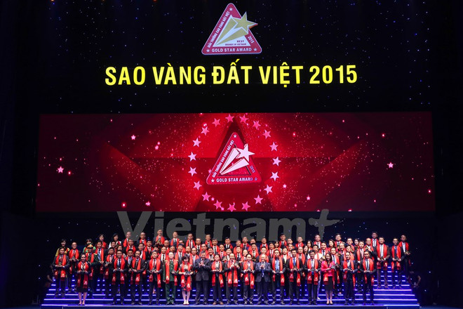 Trao Giải thưởng Sao Vàng đất Việt 2015 tôn vinh 200 thương hiệu Việt ảnh 1