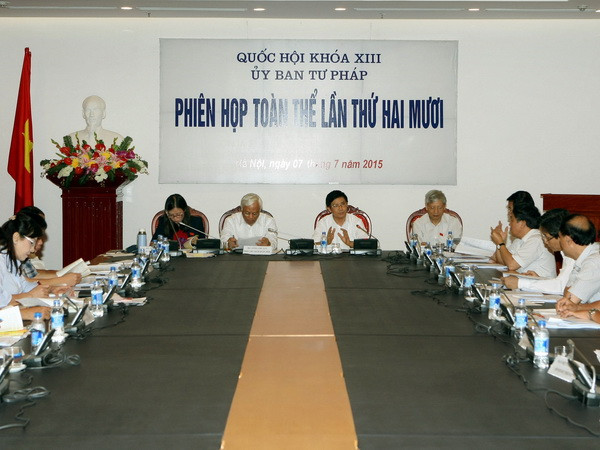 Ủy ban Tư pháp của Quốc hội họp phiên toàn thể lần thứ 20 ảnh 1