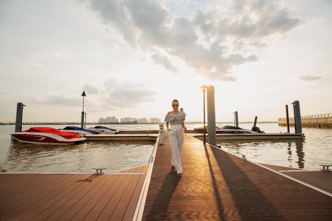 Bến du thuyền Aqua Marina giai đoạn 1 với cầu tàu 9 nhánh đã hoàn thiện. Aqua City ngày càng hấp dẫn khách hàng với diện mạo mới ảnh 4