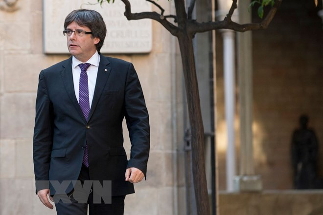 Đức bắt giữ cựu Thủ hiến vùng Catalonia Carles Puigdemont ảnh 1