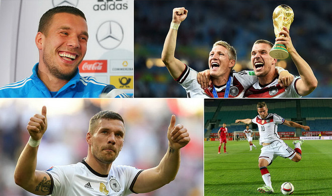 "Hoàng tử" Podolski chính thức giã từ đội tuyển quốc gia Đức ảnh 2
