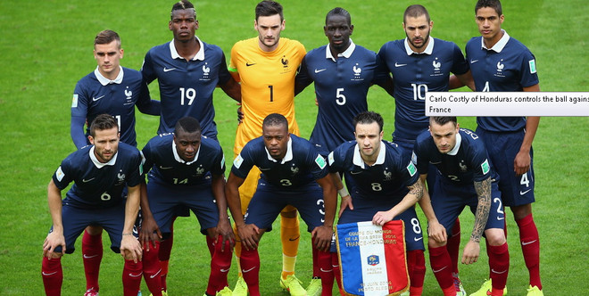 Các cầu thủ Pháp và Honduras ngơ ngác vì sự cố hy hữu ảnh 1