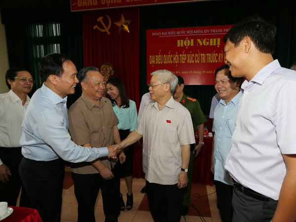 Tổng Bí thư: Cán bộ phải gương mẫu, nói phải đi đôi với làm ảnh 1