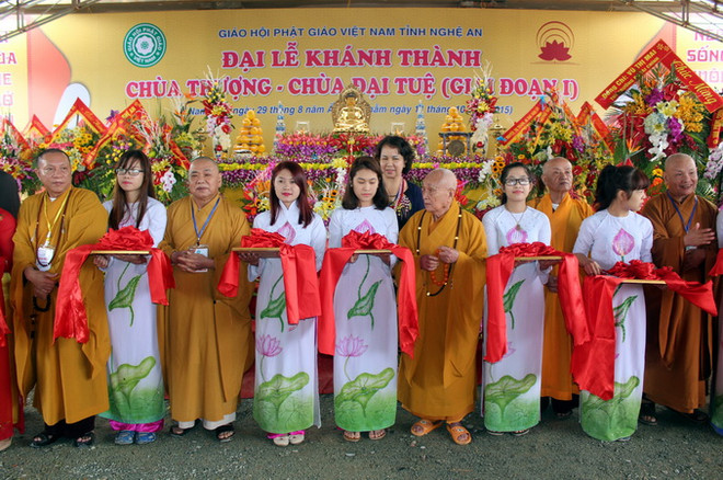 Giáo hội Phật giáo Việt Nam khánh thành Chùa Thượng-Chùa Đại Tuệ ảnh 1