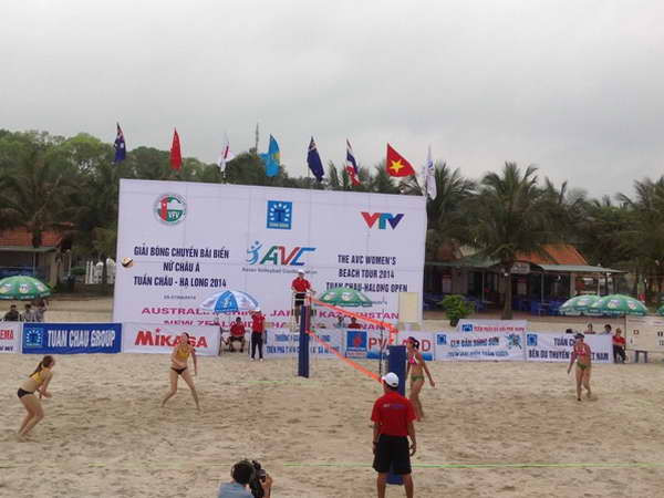 Bế mạc Giải bóng chuyền bãi biển nữ châu Á Tuần Châu-Hạ Long ảnh 1
