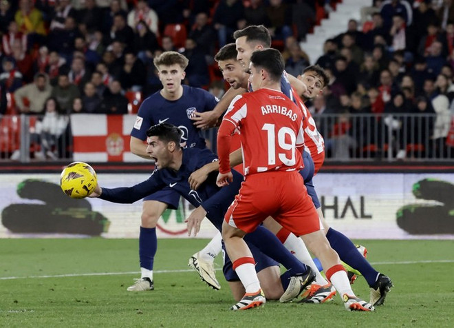 Atletico Madrid bị Almeria cầm chân. (Nguồn: Reuters) atletico-madrid-2502.jpg