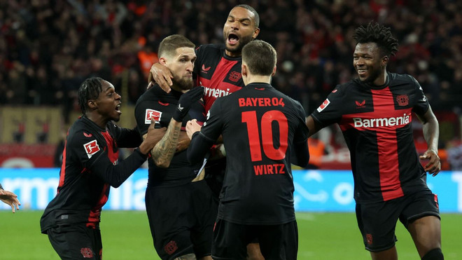 Khó đội bóng nào có thể cản bước Leverkusen. (Nguồn: ESPN) leverkusen-2502.jpg