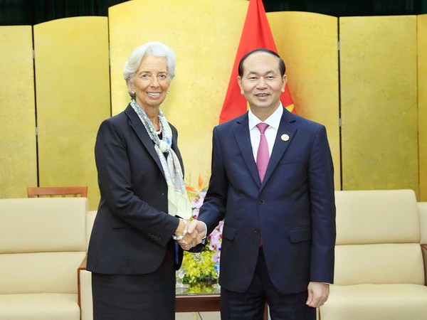 Chủ tịch nước tiếp Tổng Giám đốc IMF Christine Lagarde ảnh 1