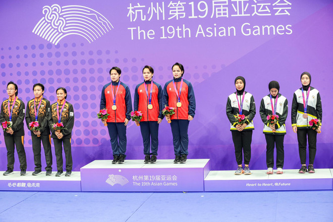 Bảng tổng sắp huy chương ASIAD 19 ngày 6/10: Việt Nam lọt vào top 20 ảnh 1