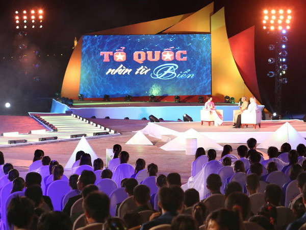 Hình ảnh Cầu truyền hình trực tiếp “Tổ quốc nhìn từ biển” ảnh 3