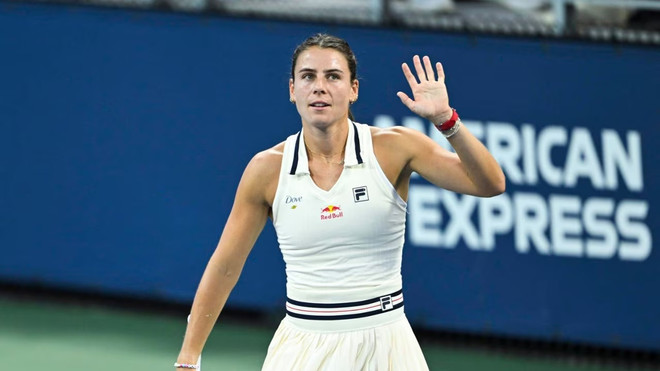 Emma Navarro vào vòng 4 US Open sau khi đánh bại Coco Gauff. (Nguồn: USOpen) Navarro_0209.jpg