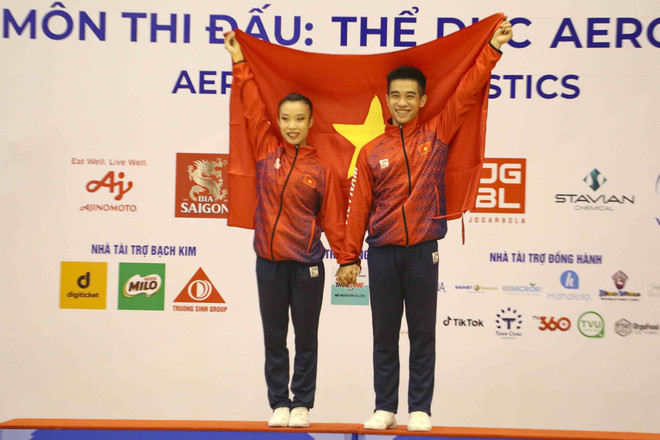 SEA Games 31: Thêm 2 Huy chương Vàng cho Đội tuyển Aerobic Việt Nam ảnh 2